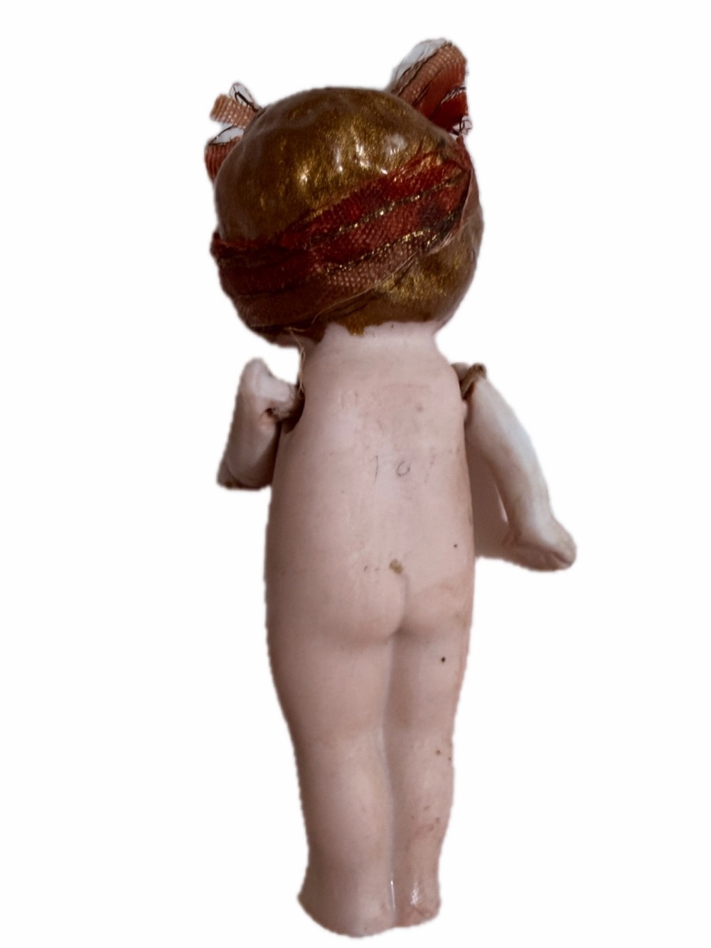 Adorable Bisque Kewpie Doll approx 5” no chips etc - Picture 2 of 2